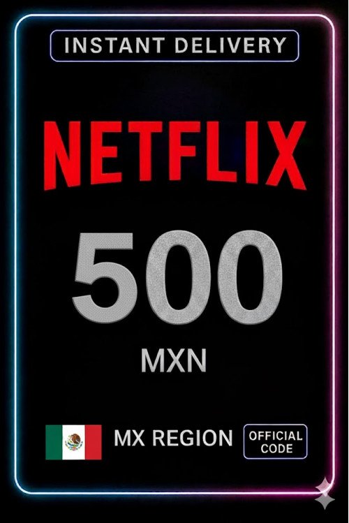 Netflix Gift Card 500 MXN