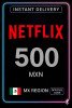 Netflix Gift Card 500 MXN