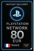 Playstation Gift Card France - 80€ (FR)