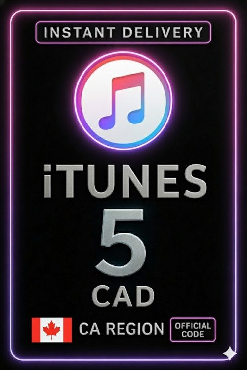 iTunes Gift Card 5 CAD CA