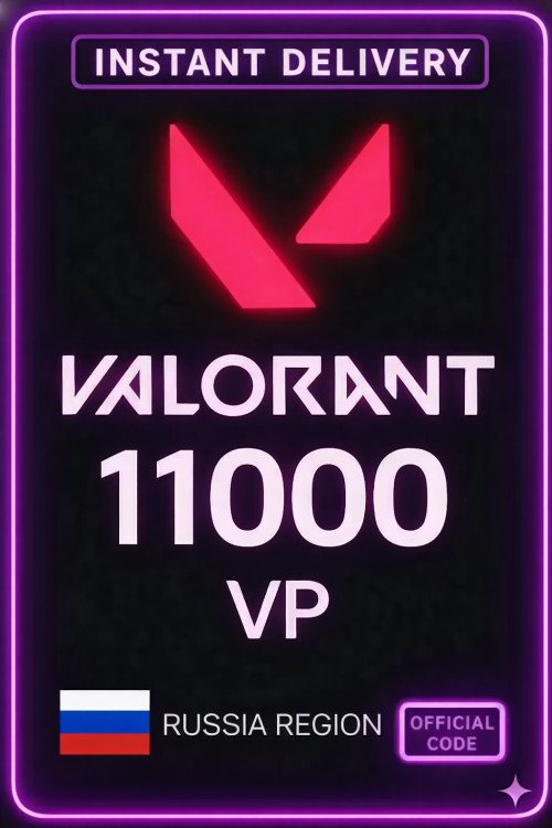 Valorant 11000 VP ( Russia Server )