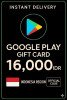 Google Play Gift Card - Indonesia IDR 16.000