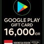 Google Play Gift Card - Indonesia IDR 16.000