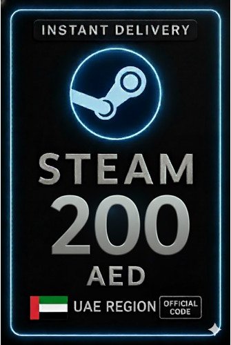 Steam Wallet Code 200 AED (UAE)