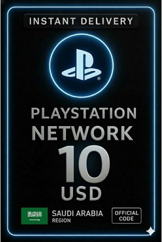 Playstation Card 10 USD KSA - Saudi Arabia