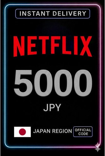 Netflix Gift Card 5000 JPY