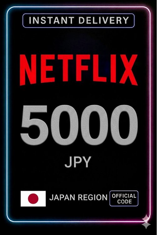 Netflix Gift Card 5000 JPY