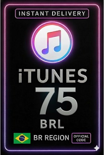 iTunes Gift Card - 75 BRL