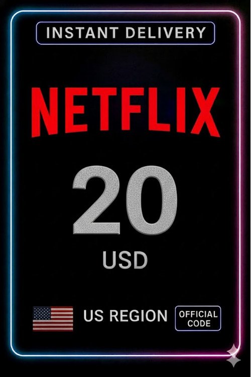 Netflix Gift Card - $20 (US)