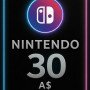 Nintendo eShop Prepaid Card - A$30