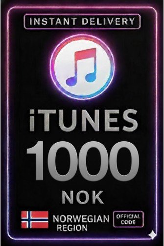 iTunes Gift Card 1000 NOK NO