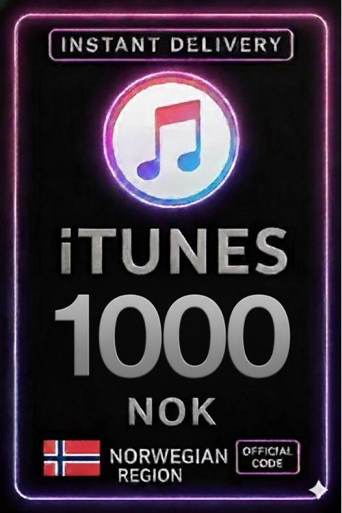 iTunes Gift Card 1000 NOK NO