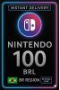 Nintendo eShop Card - 100 BR