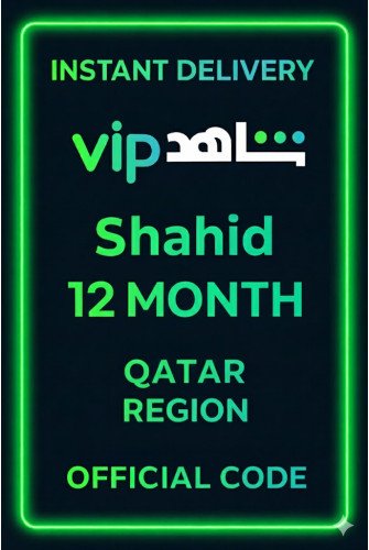 Shahid 12 MONTH (Qatar)
