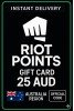 Riot Points 25 AUD RP (Oceania)