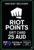 Riot Points 25 AUD RP (Oceania)