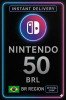 Nintendo eShop Card - 50 BR