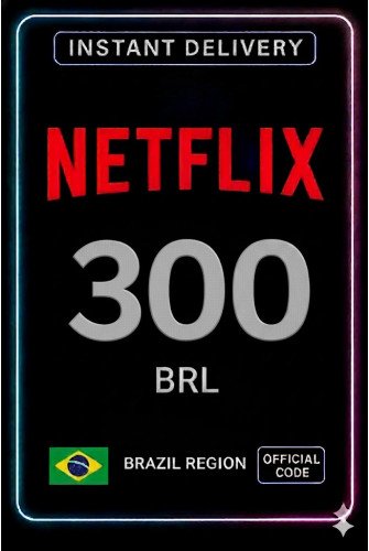 Netflix Gift Card 300 BRL BR
