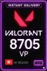 Valorant Points - 8705 VP (Hong Kong)