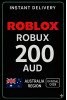 Roblox 200 AUD Game Card (AU)