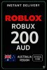 Roblox 200 AUD Game Card (AU)