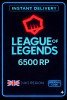 Riot Points - 6500 RP (UK)