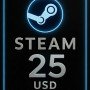 Steam Wallet Card 25 USD