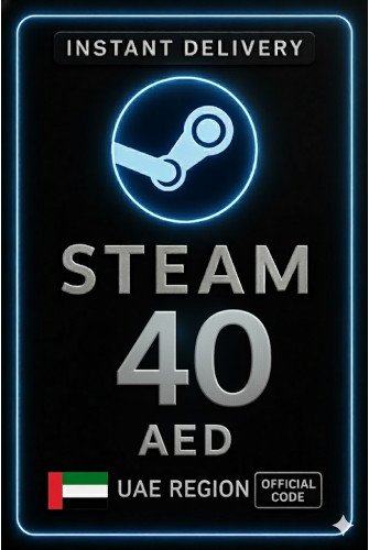 Steam Wallet Code 40 AED (UAE)