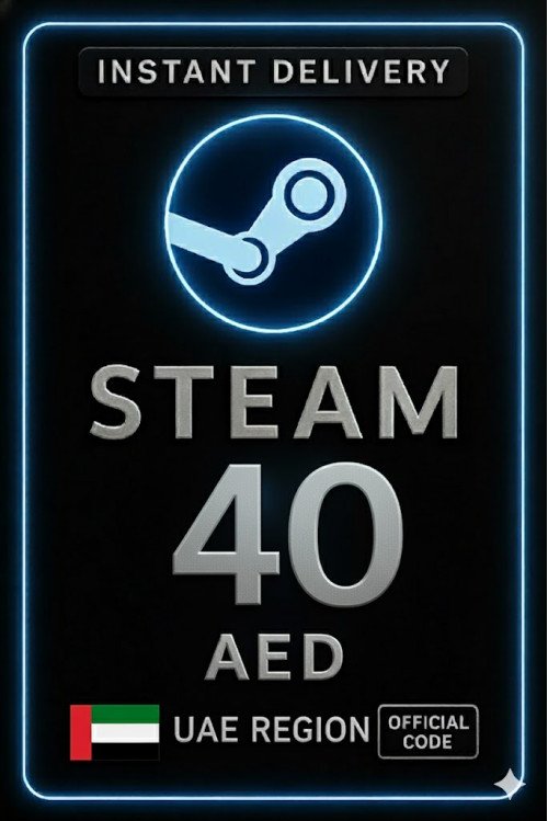 Steam Wallet Code 40 AED (UAE)