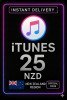 iTunes Gift Card New Zealand - 25 NZD