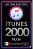 iTunes Gift Card 2000 MXN MX
