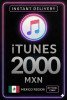 iTunes Gift Card 2000 MXN MX