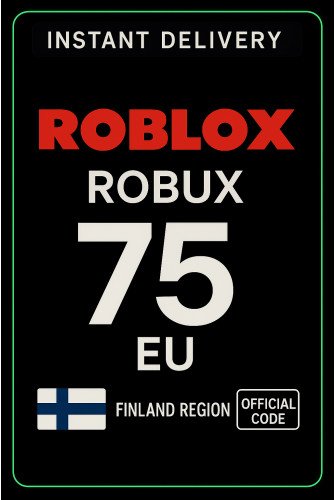 Roblox 75 Euro Game Card (EU)