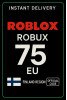 Roblox 75 Euro Game Card (EU)