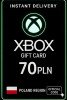 XBox Live Gift Card Poland - 70PLN