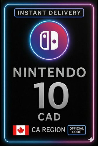 Nintendo eShop Prepaid Card - 10 CAD