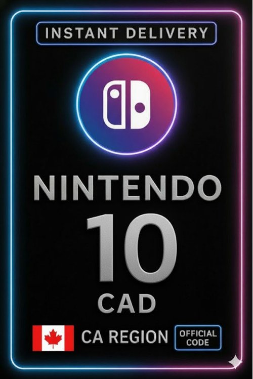 Nintendo eShop Prepaid Card - 10 CAD