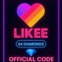 Likee 84 Diamonds Code - 2$