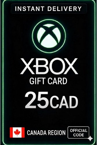 Xbox Live Gift Card 25 CAD Wallet