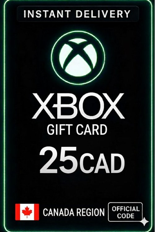 Xbox Live Gift Card 25 CAD Wallet