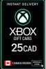 Xbox Live Gift Card 25 CAD Wallet
