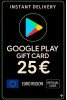 Google Play Gift Card - Europe 25 €