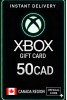 Xbox Live Gift Card 50 CAD Wallet