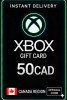 Xbox Live Gift Card 50 CAD Wallet