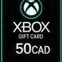 Xbox Live Gift Card 50 CAD Wallet