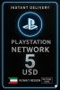 PSN Card 5 USD KW