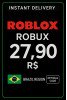 Roblox R$27,90 Gift Card ( 400 Robux )