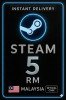 Steam Wallet Code Malaysia RM5