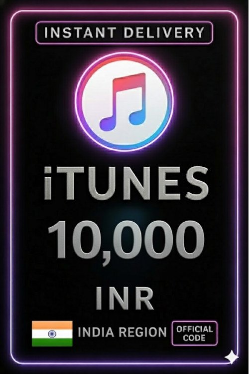 iTunes Gift Card India - 10000 INR