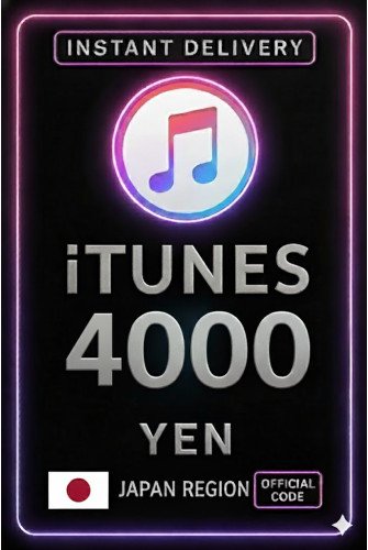 iTunes Gift Card 4000 Yen JP